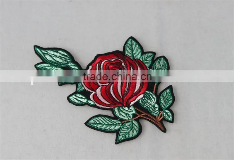 hot sale Iron-on flower applique embroidery patch for wedding