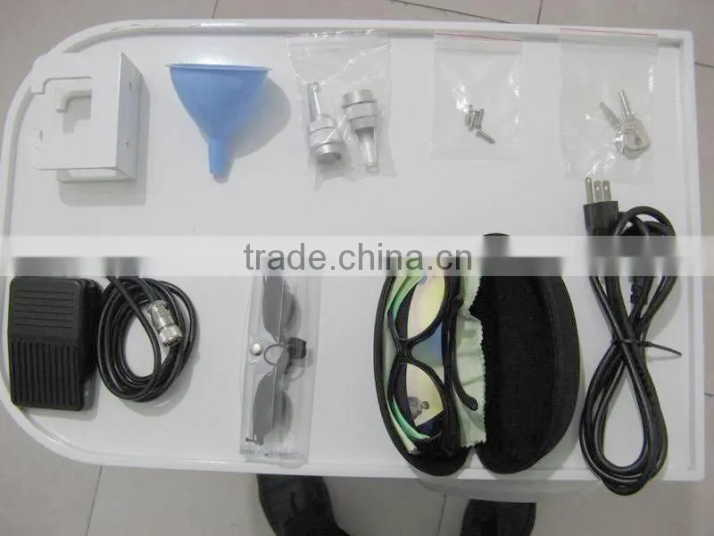 2015 updated smart Q-Switched salon use tatoo removal nd yag laser machine