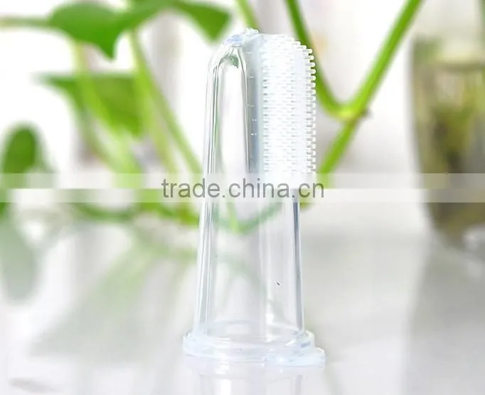 Pet toothbrush, dog finger toothbrush, soft pet massage toothbrush