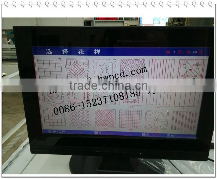 China supply computer single needle quilting machine