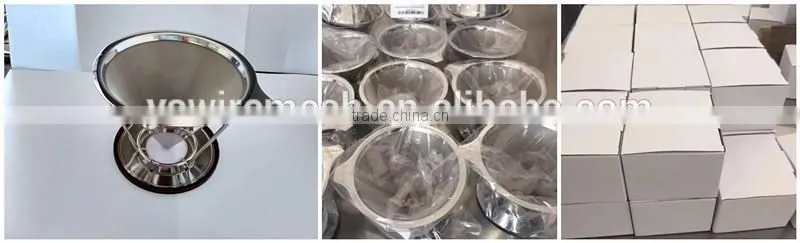 stainless steel filter reusable washable for cold brewed coffee iced tea
