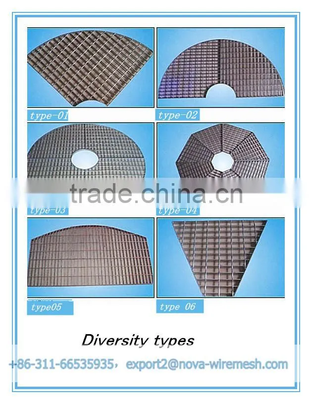 High quality deformed steel grating/ steel deck grating