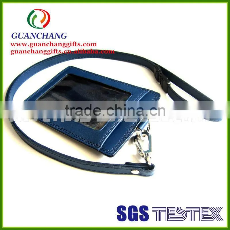 Leather soft plastic card holder/ name card holder made in china