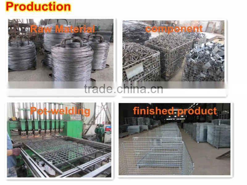 Folding Shelf Trolley for Cargo Warehouse