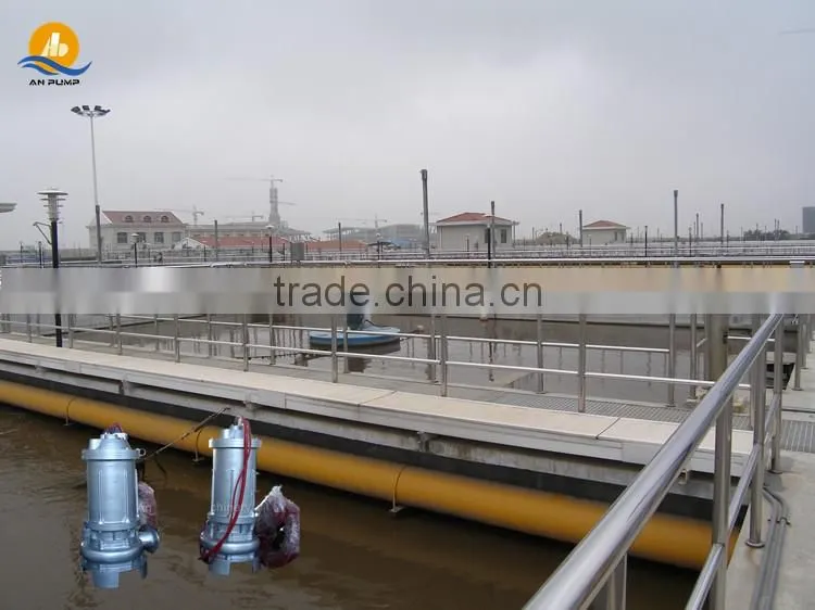 Submersible liquid-solids handing centrifugal drainage pump