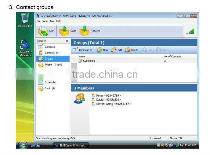external 3G Gsm Modem pool 8 Port speaker/call Sending Bulk SMS MMS