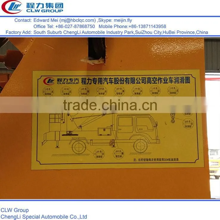 22m Bucket Truck, 22m aerial platform working truck, 22m overhead working truck
