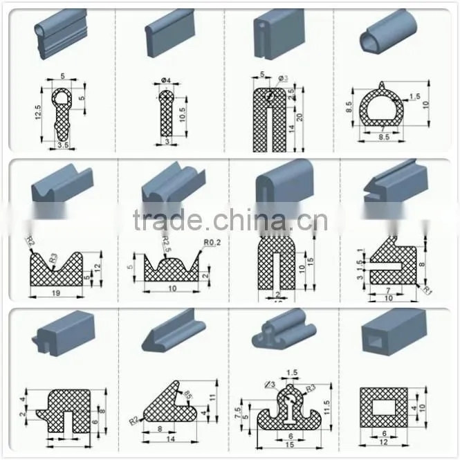 China made pvc rigid seal strip