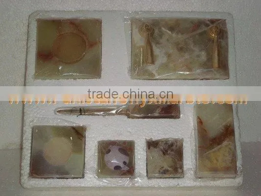 The most beautiful& best quality Cheap Price ONYX OFFICE SETS HANDICRAFTS