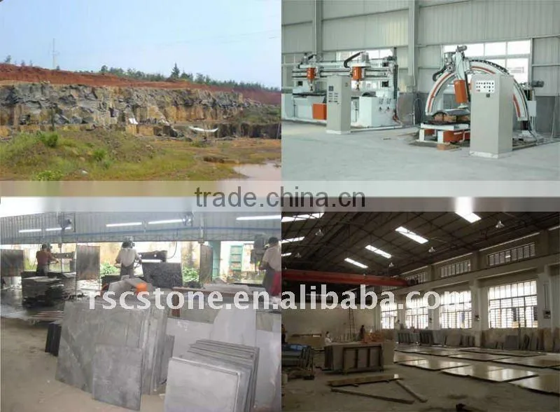 Lava stone tiles honed from Hainan province