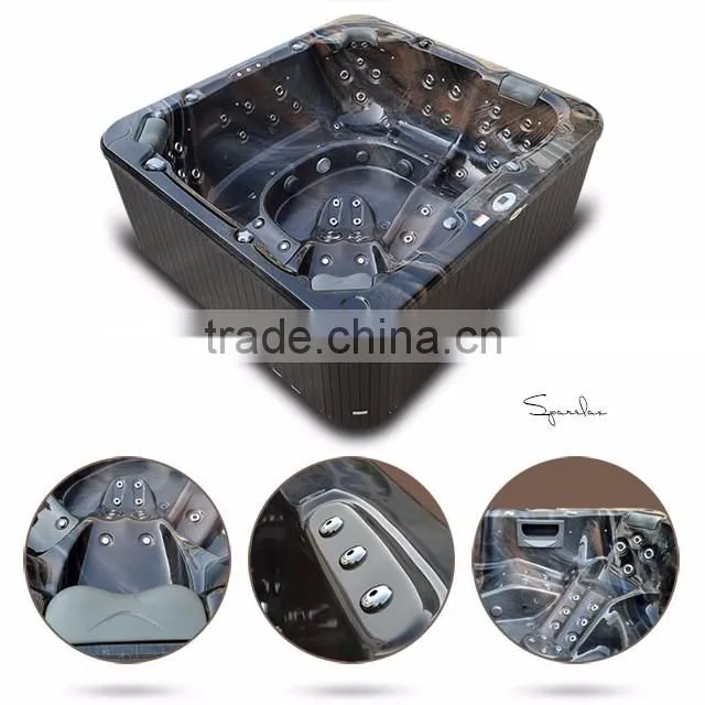 2016 hot sale new design fashion ce approva outdoor spa hot tubs for 8 persons