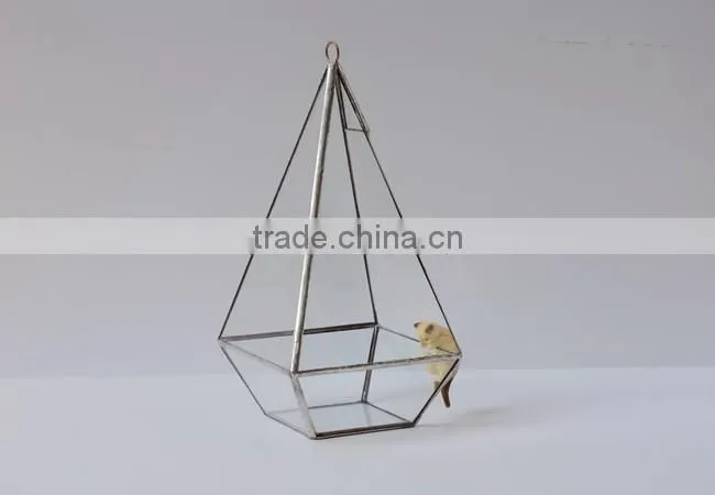 Indoor decor hanging glass terrarium micro landscape plant glass greenhouse