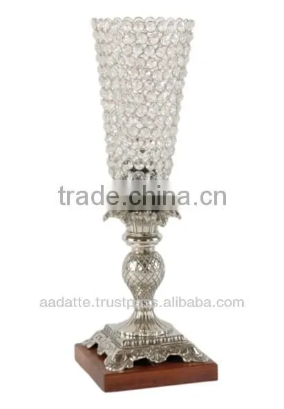 Home decoration beautiful crystal wedding tea light holder