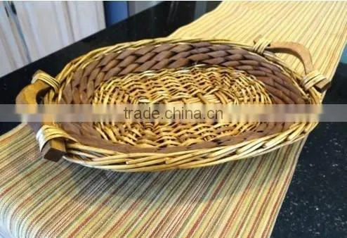 High quality well made Willow basket From China