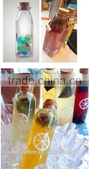 haonai geliable glass products,beautiful design fruit juice glass bottle