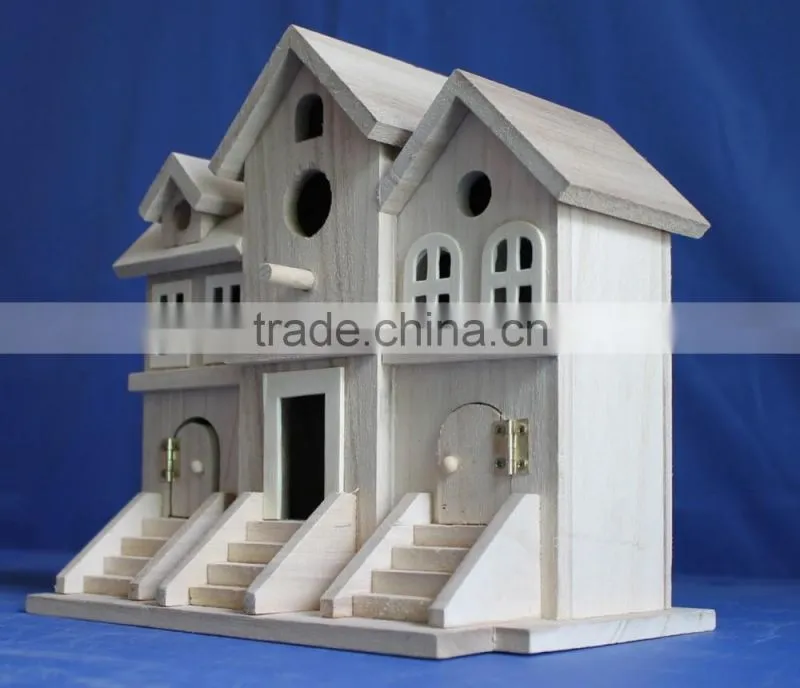 Wood villa building kids wood building kits miniature building wood prefab building for sale