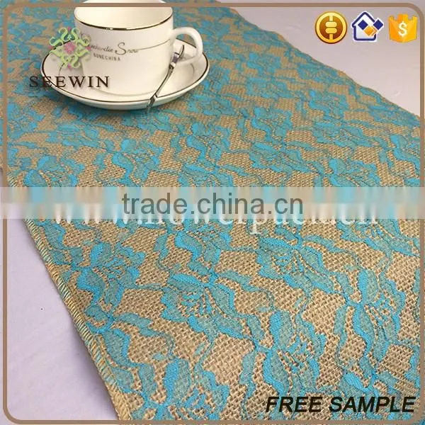 Class Reunion placemat jute table runner factory