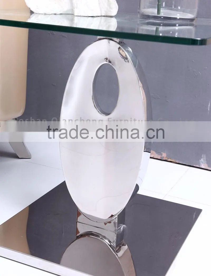glass top corner guard sofa side table