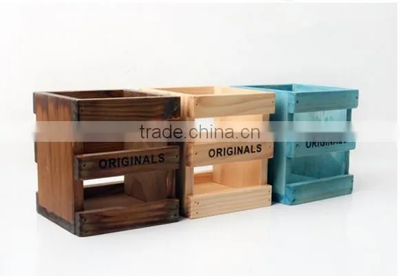 Wholesale high quality great process wooden pencil case