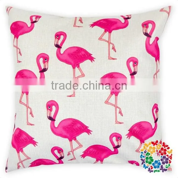 17.7" x 17.7 " High Quality Hemp Christmas deer Pillow case for sofa