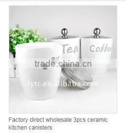 top grade embossment ceramic canister