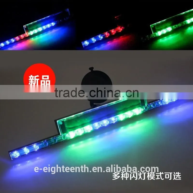 Solar Energy Warning Strobe 21 LED Car Auto Flash Windshield Solar light lamp