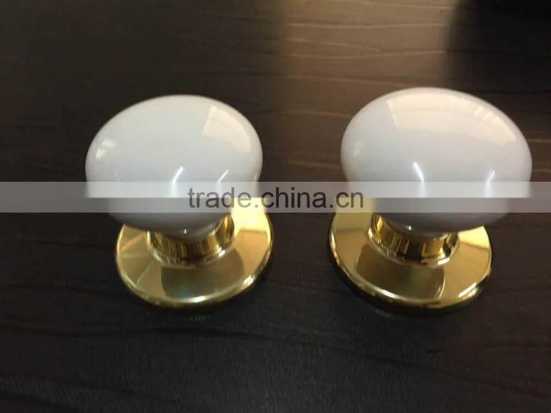 American standard Cheap price ceramic round door knob door handle