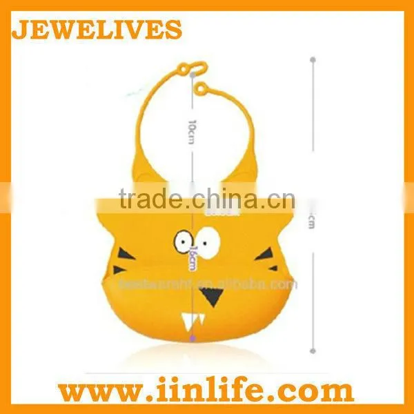 classic tiger design silicone baby bibs