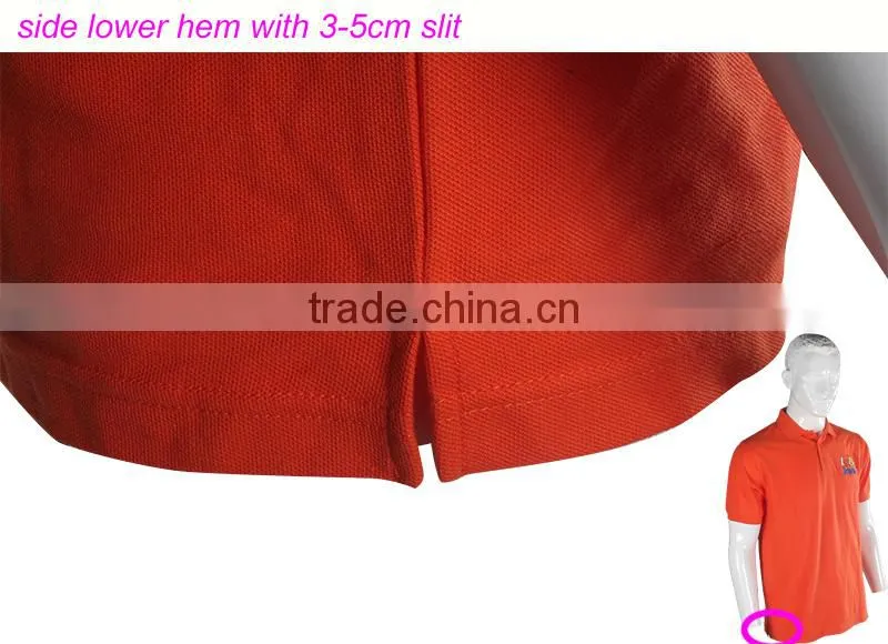 Knitted Cotton Turn-down Collar Slit Lower Hem Casual Custom-built Open-necked Shirts