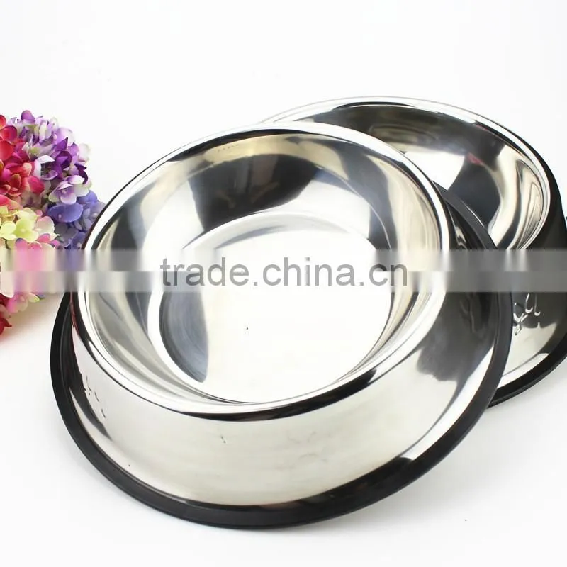 Eco-friendly cheap price durable dog bowls stainless steel feeders