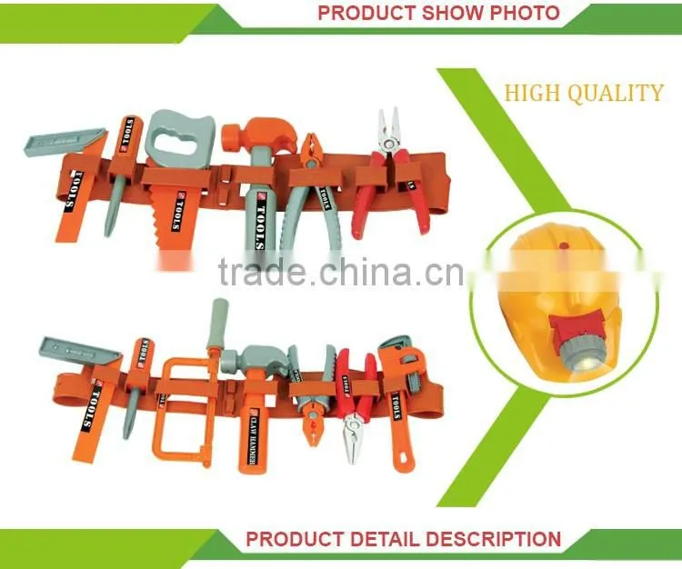 Hot sale children preschool play toy mechanic tool box set