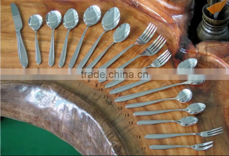 17pcs Parties Celebrating Metal material bulk buy from china /Silver Color Tableware China Manufacturer wholesale