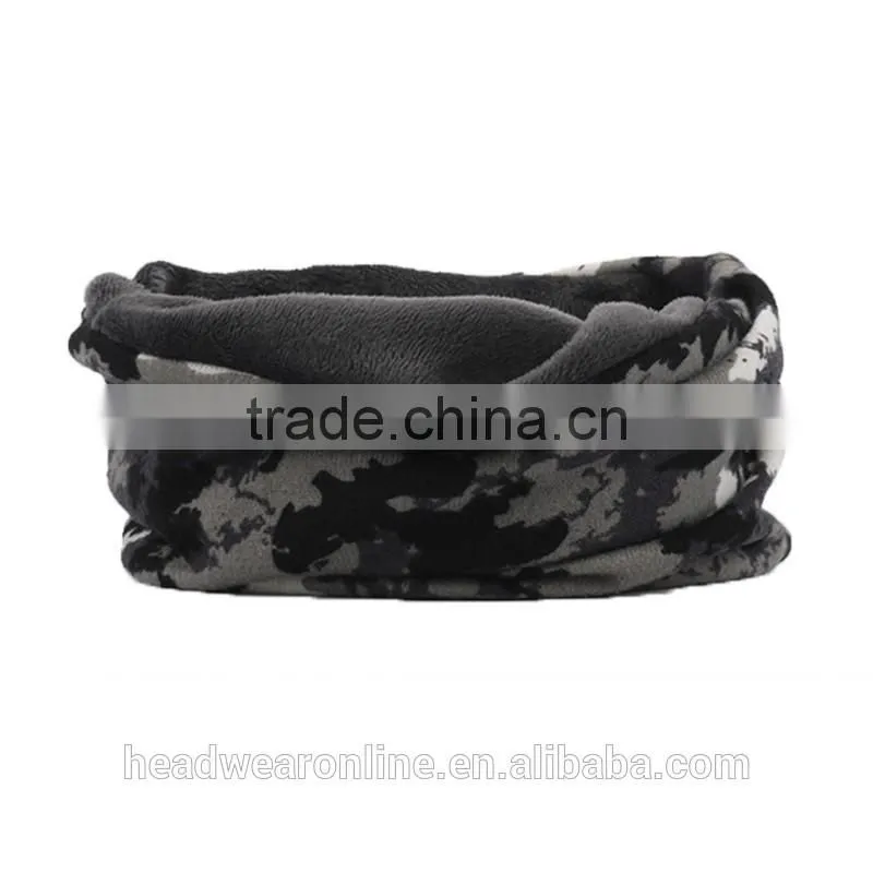 Printed Plush Winter Skull Beanie Hat For Man