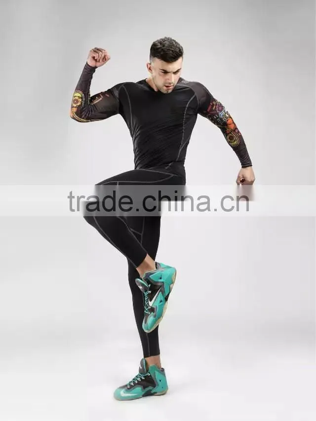 Hongen apparel Custom Rash Guard Sublimated With Cheap Price