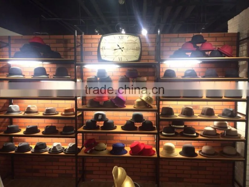 versatile hot sales storage with light shoes hats display stand