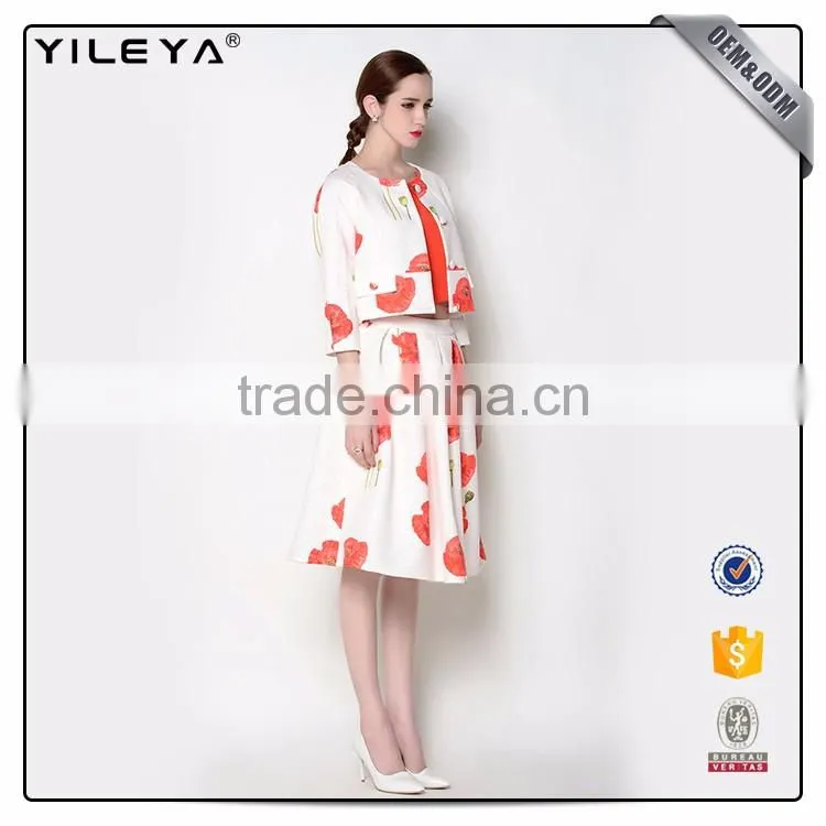 ODM & OEM Services Lovely Knee Length Cheap Pleated Skirts