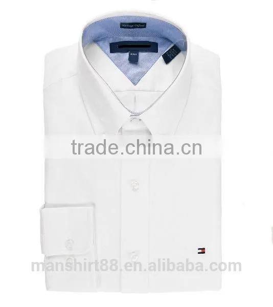 men's stylish long sleeve button down oxford dress shirt