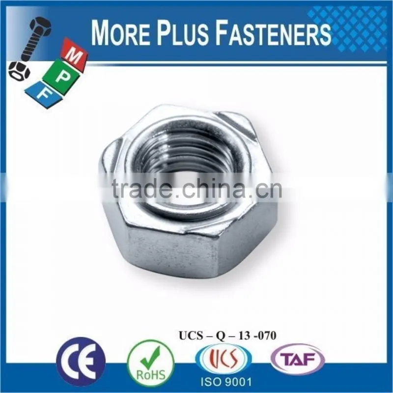 Made in Taiwan DIN 929 Hexagon Weld Nut DIN 929