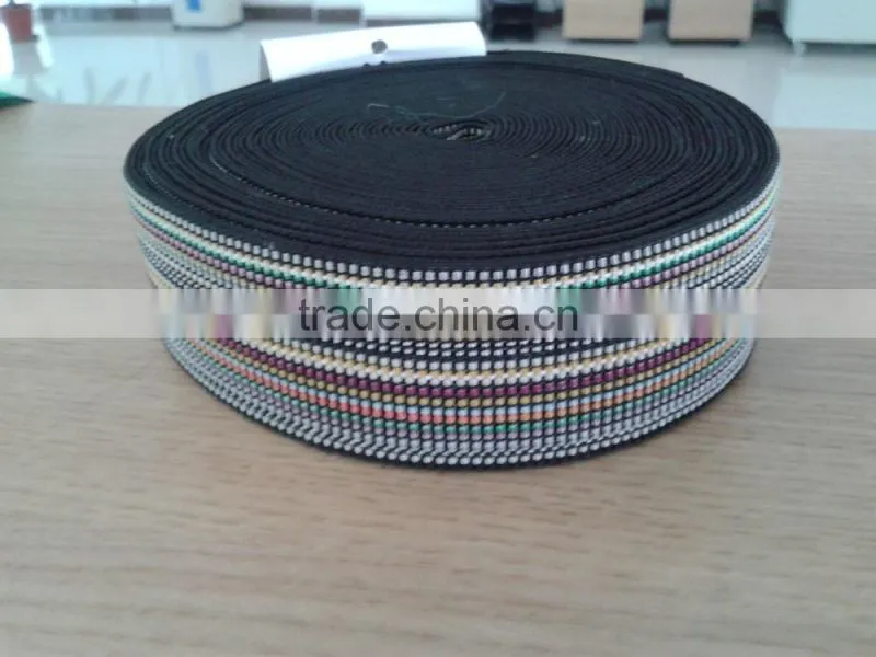 green high quality 100% stretch good tenacity 50mm sofa elastic band