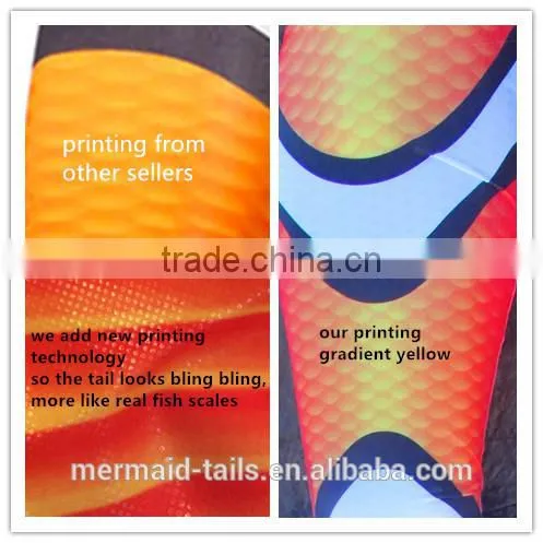Custom High Quality Kids Swimwear Mermaid Tail