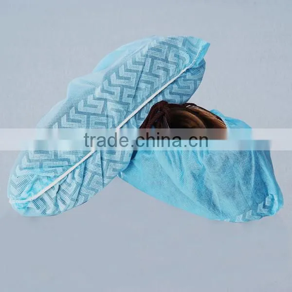 Better quality disposable wholesale pp non-woven anti-skiddig shoe cover