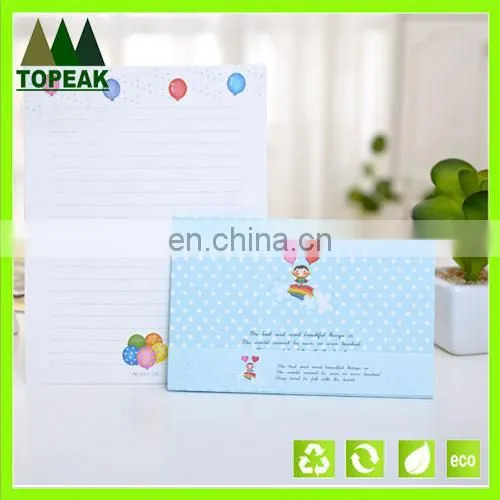 2016 best selling Cute Cartoon paper Colorful Gift Envelope