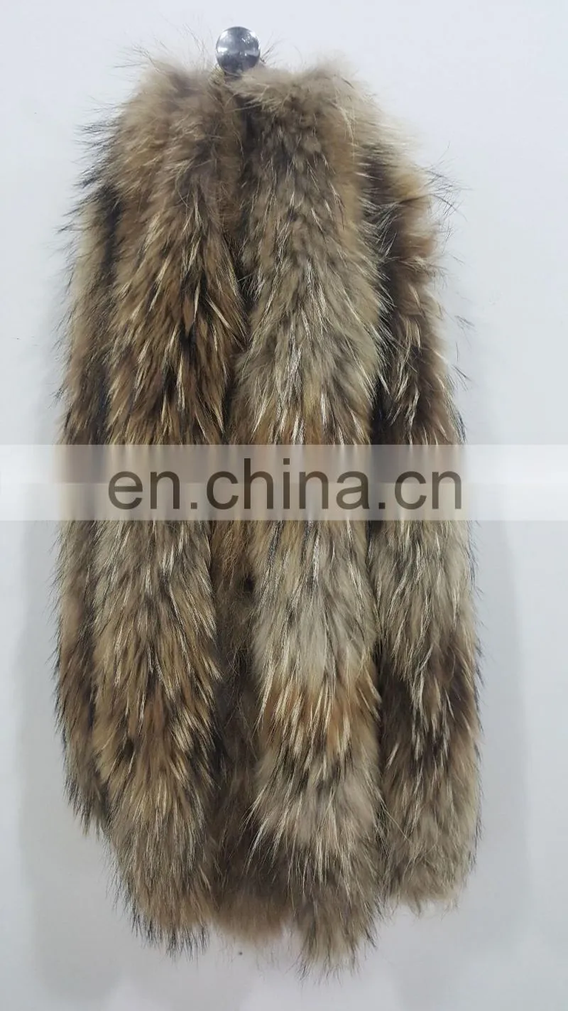Natural Raccoon Fur strips