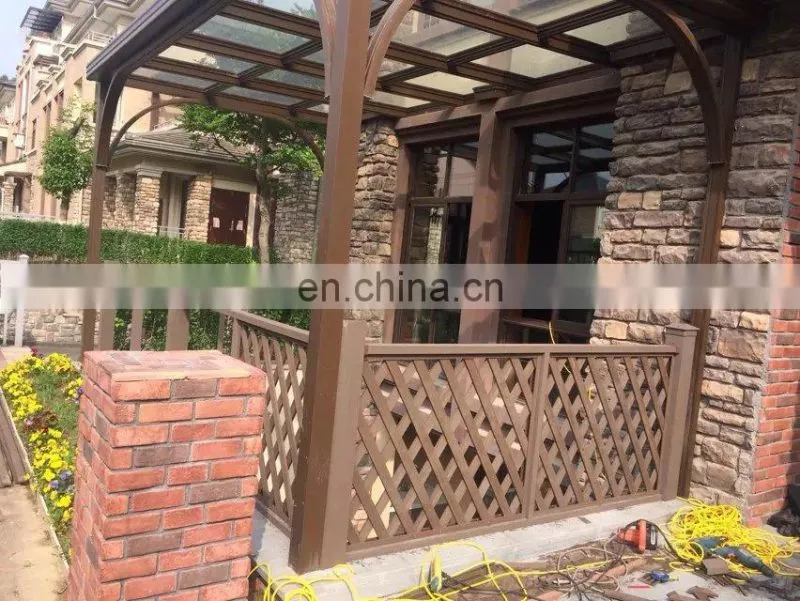 2017 Outdoor an-ti termites waterproof decorative garden wpc fence composite railing