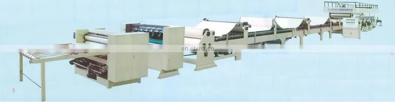 China single wall carton box cardboard production line