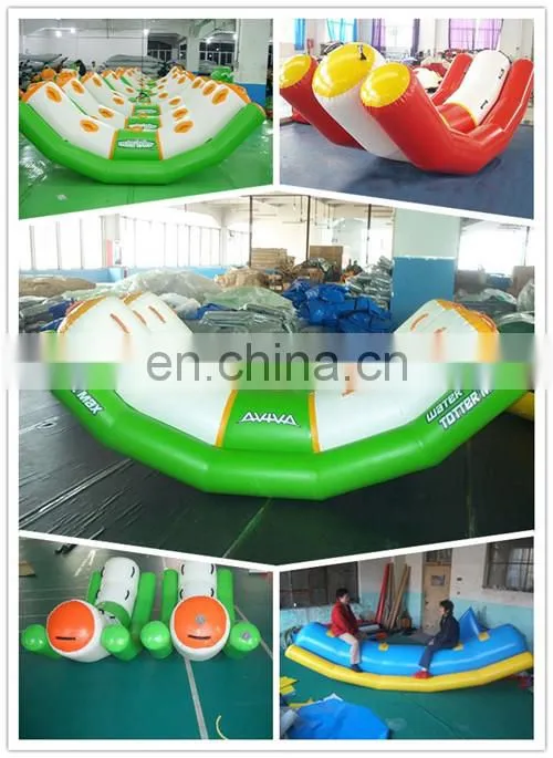 Factory Price inflatable water seesaw for seashore use