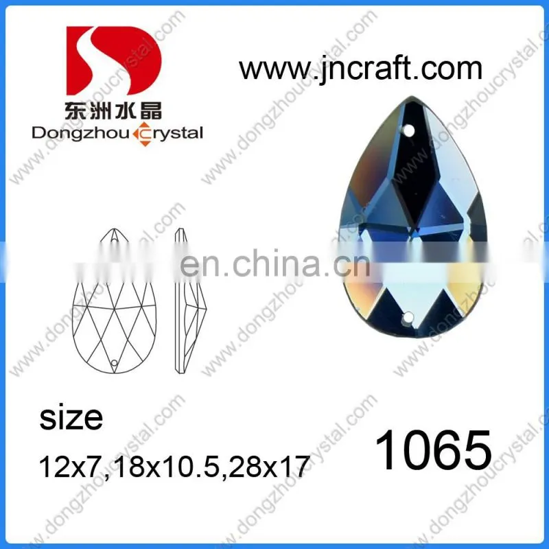 DZ-1012 Wholesale Loose Crystal Garment Beads Mirror Glass Stone for Clothing Decoration