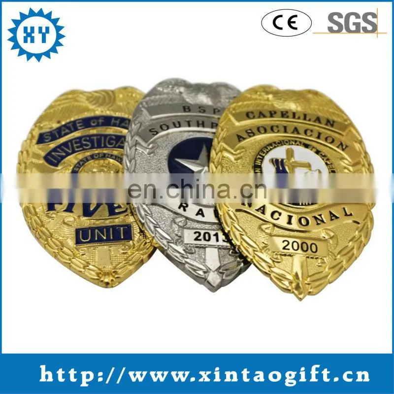 New merchandise print metal badges for gift
