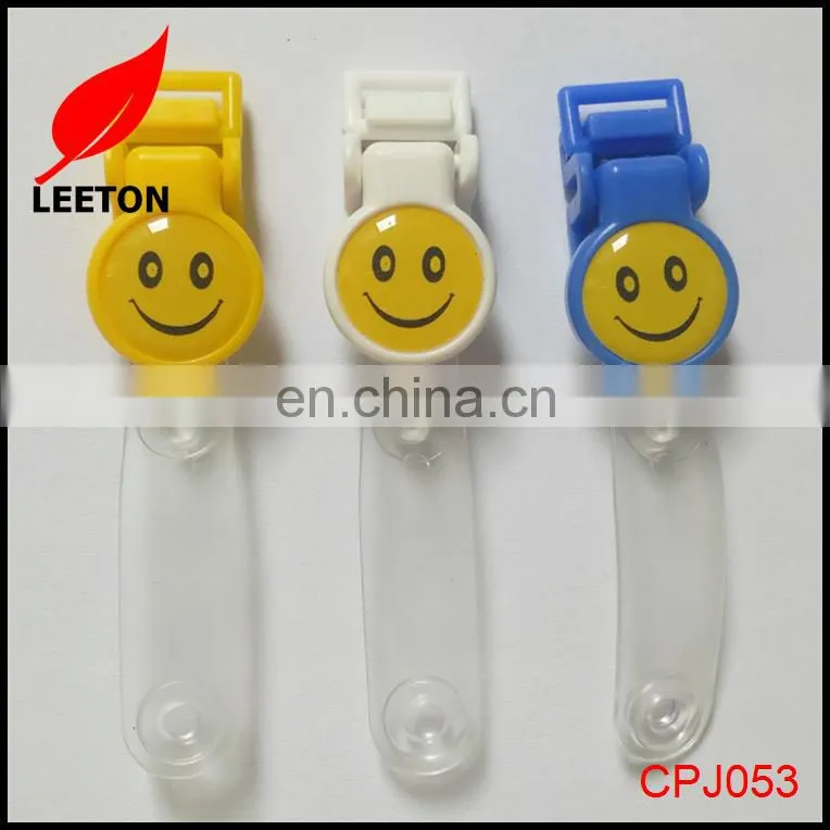 Factory custom plastic ID badge clip
