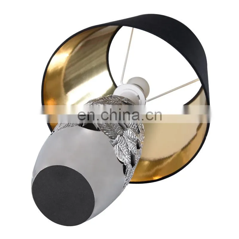 ceramic home decoration new design of flower pattern table lamp made in China